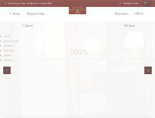 Tablet Screenshot of palazzofailla.it